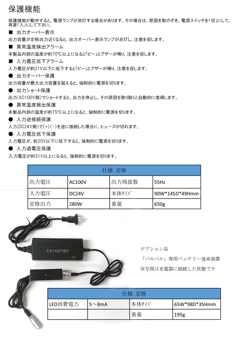 保護機能の説明画像